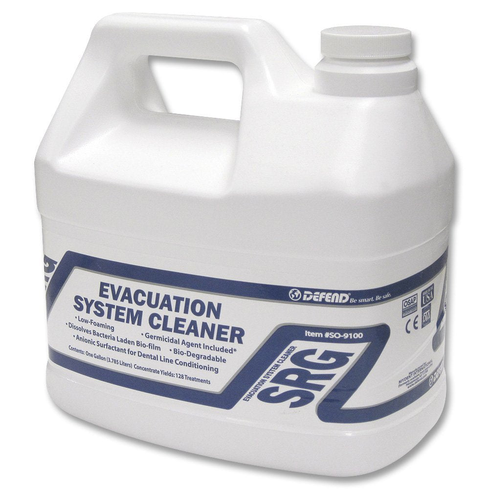 Mydent SO9100 Defend SRG Evacuation System Cleaner Germicidal 1 Gallon Mydent SO9100 Defend SRG Evacuation System Cleaner Germicidal 1 Gallon